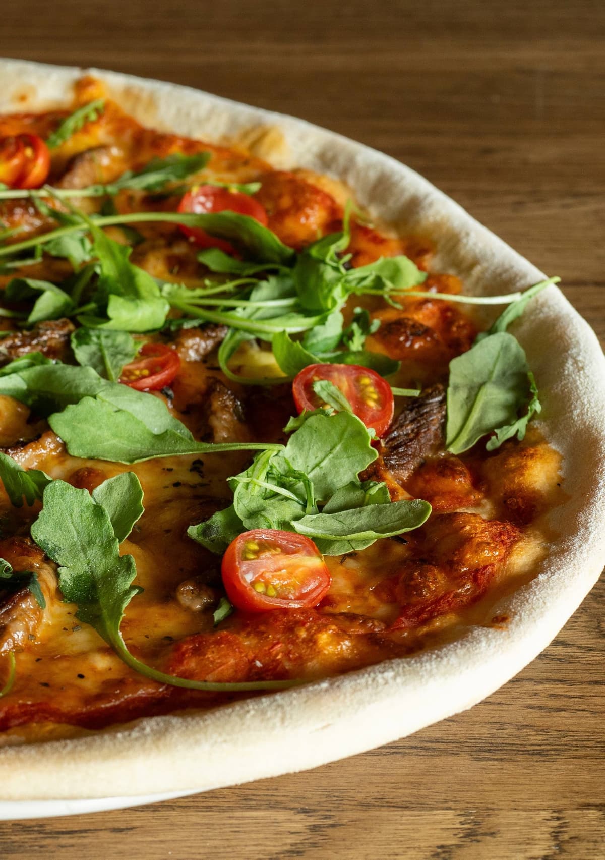 Пицца с говядиной